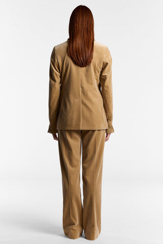 Lily BEIGE Velvet Blazer