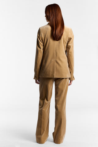 Lily Jo BEIGE Velvet Suit