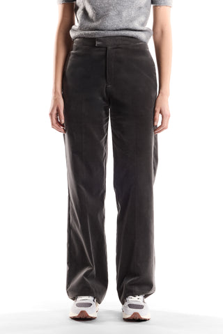 Jo GRIGIO Velvet Trousers