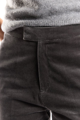 Jo GRIGIO Velvet Trousers