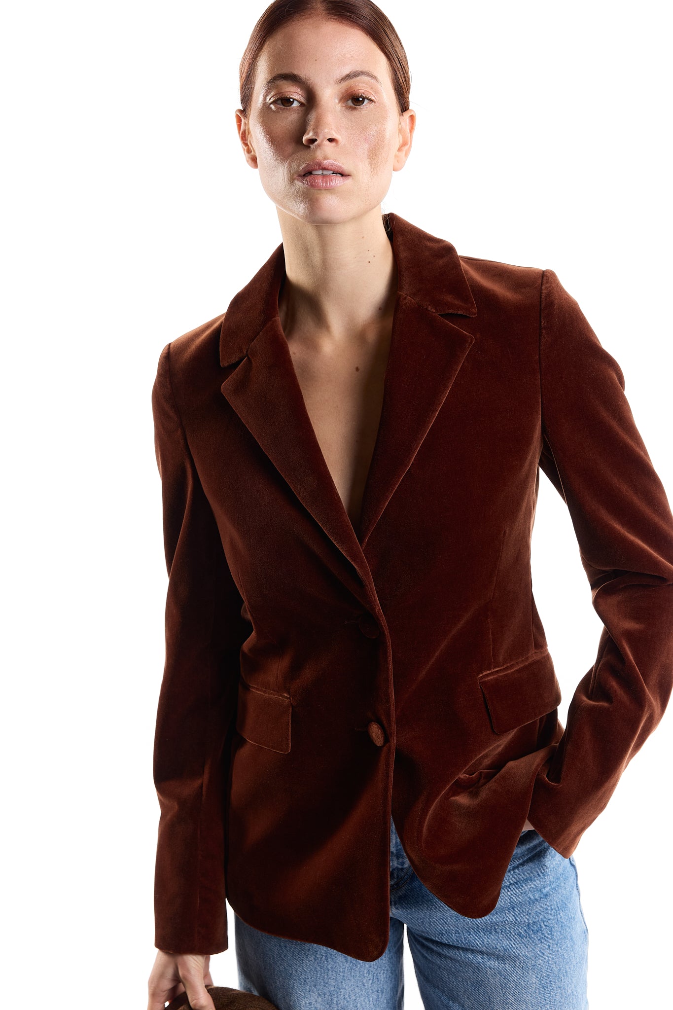Lily MARRONE Velvet Blazer