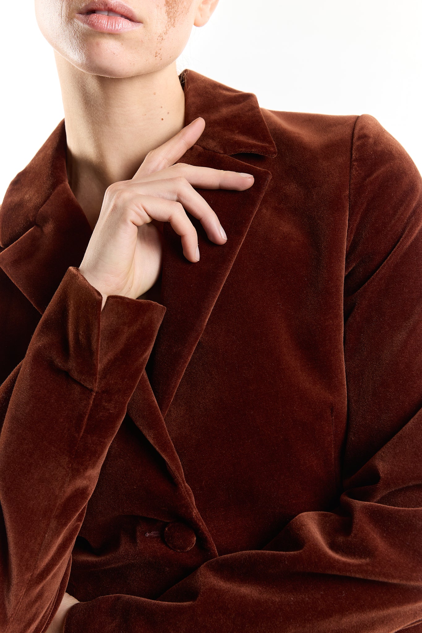 Lily MARRONE Velvet Blazer