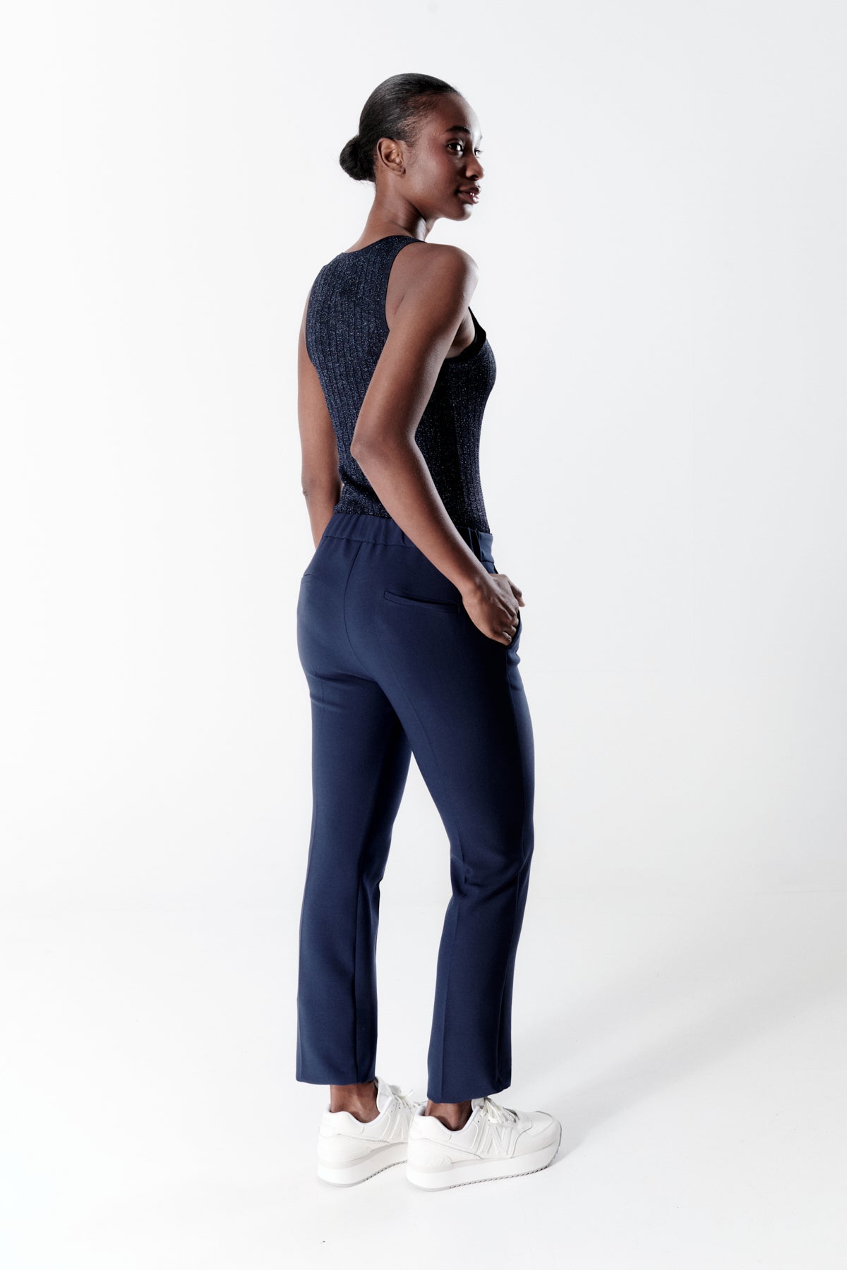 Rose NAVY Trousers